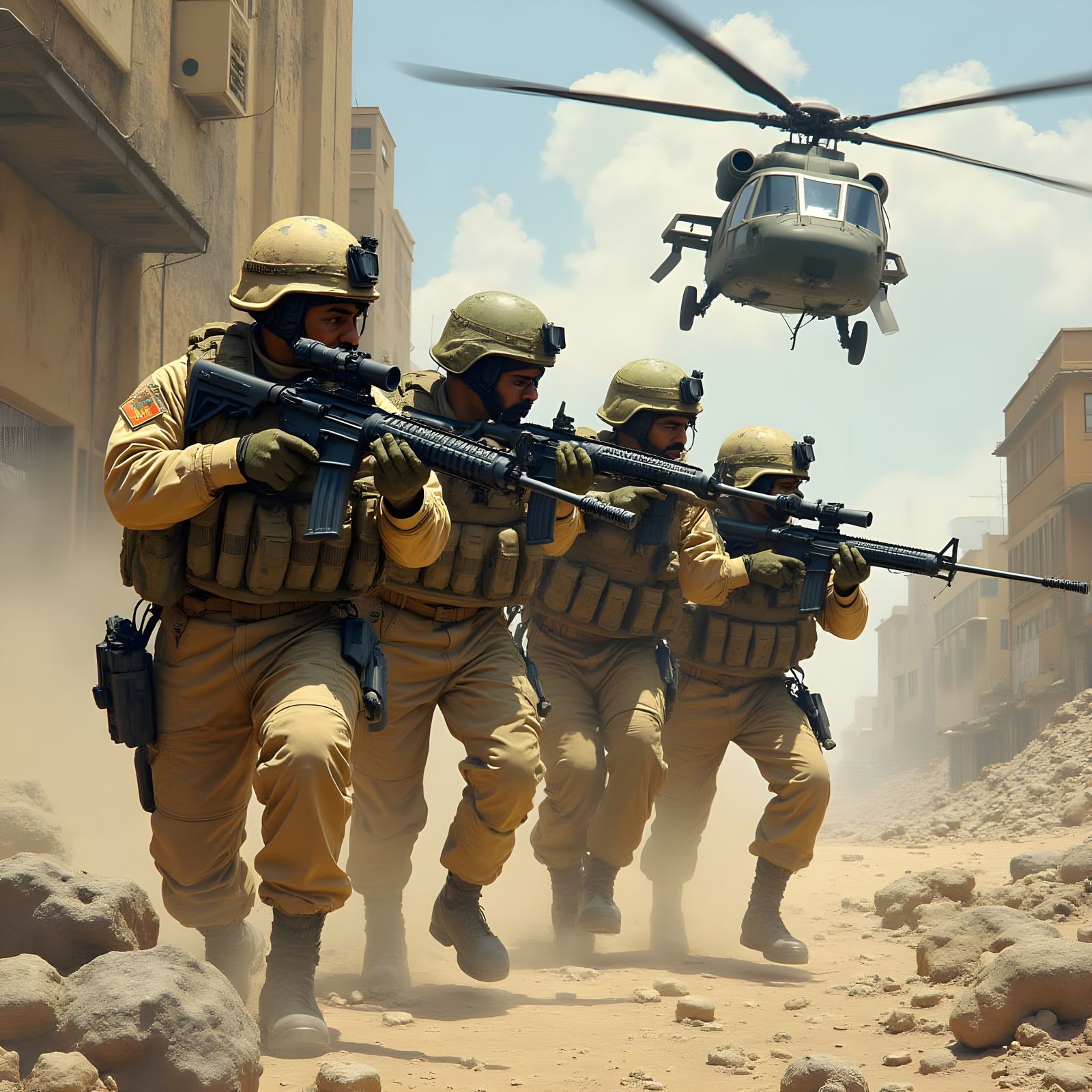 US Army Rangers in Mogadishu