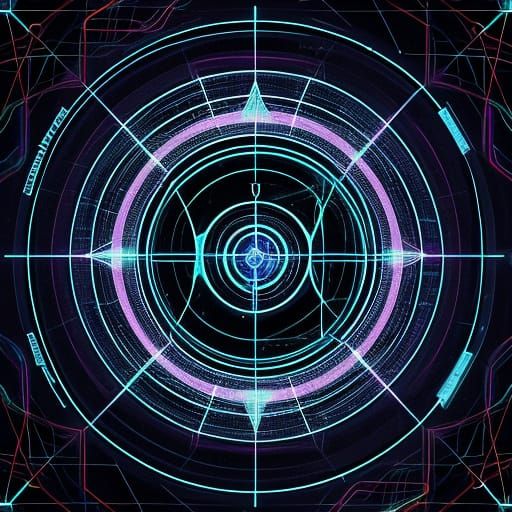 Astral Circuitry: A Black Mirror Inspired Digital Landscape