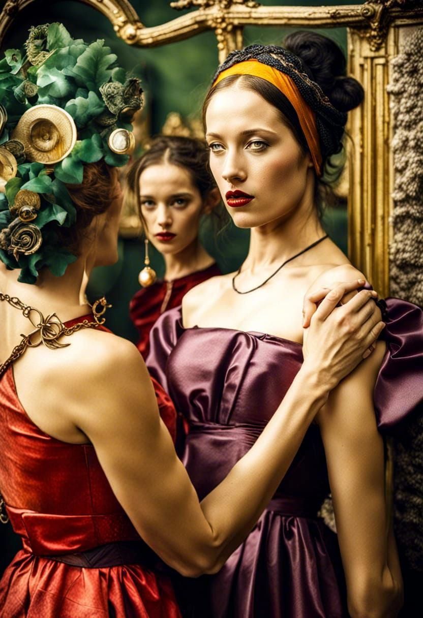 Surreal Alien Restaurant Celebration in Photorealistic Detai...