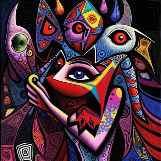 Vivid Surreal Representation of Hopelessness