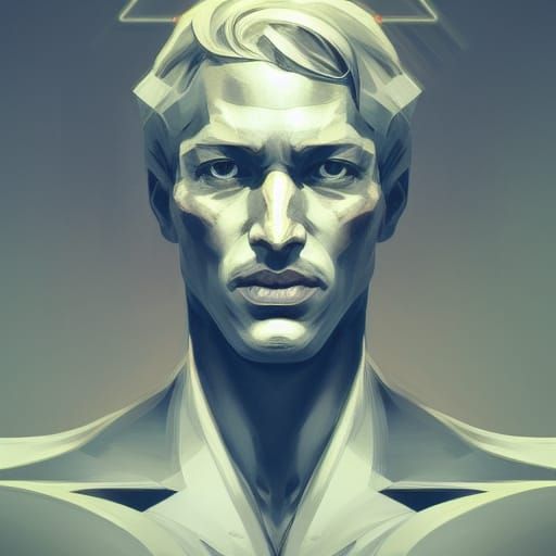 Detailed Portrait of Standing Man in Unreal Engine 5