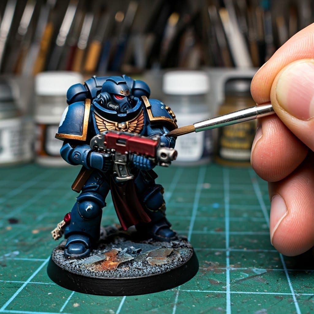 Warhammer Space Marine Miniature Painting