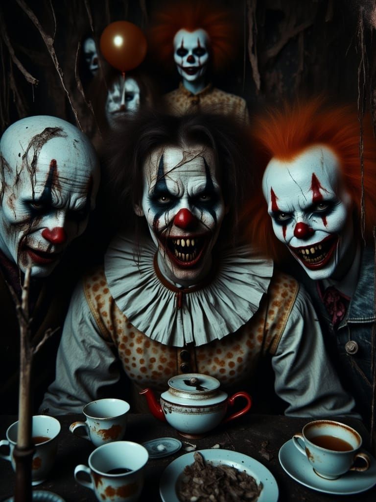 Macabre Marionettes in a Ruined Tea Party