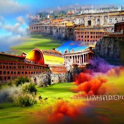 Imperial Rome: An AI-Generated Vision