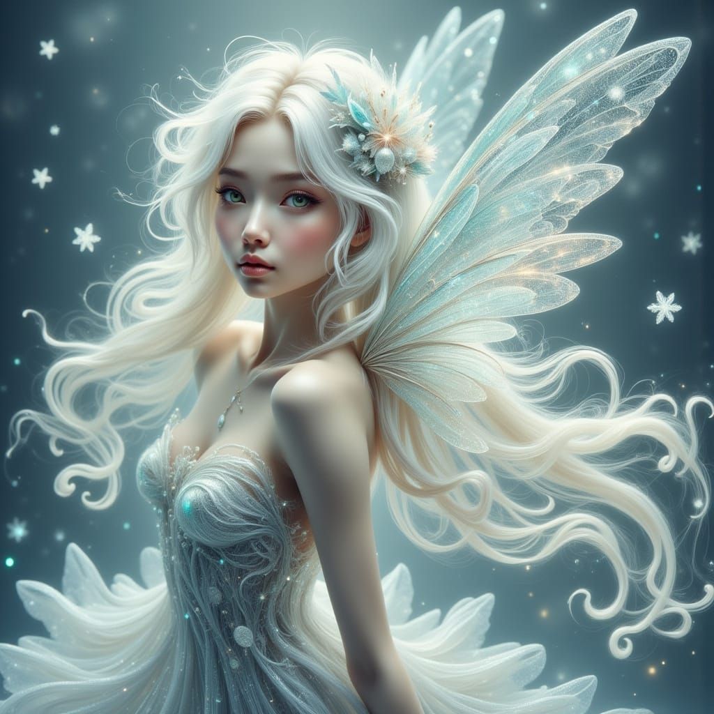 Ethereal Frost Fairy in Winter Wonderland