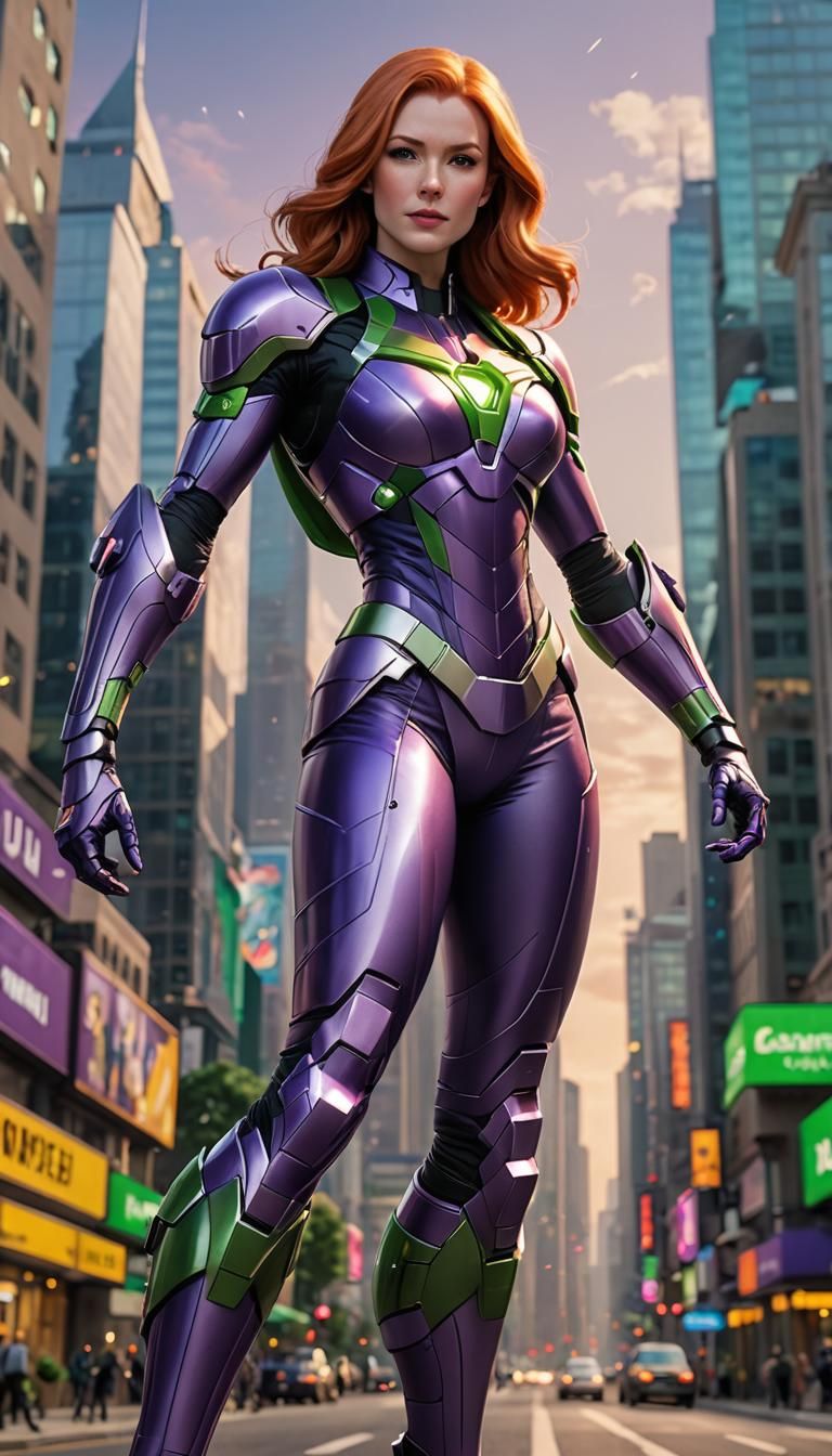 Alternate Lex Luthor battle armor
