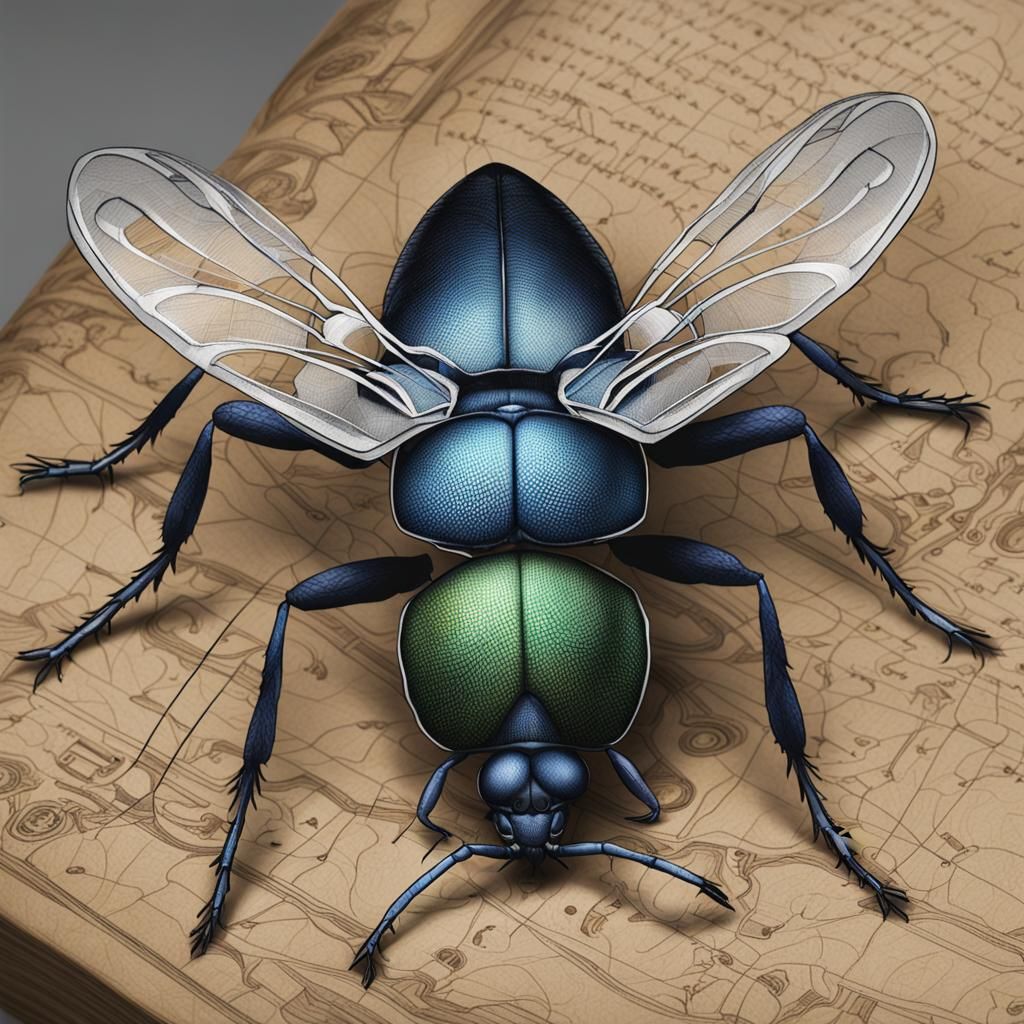 AI Generated Image of a Bug