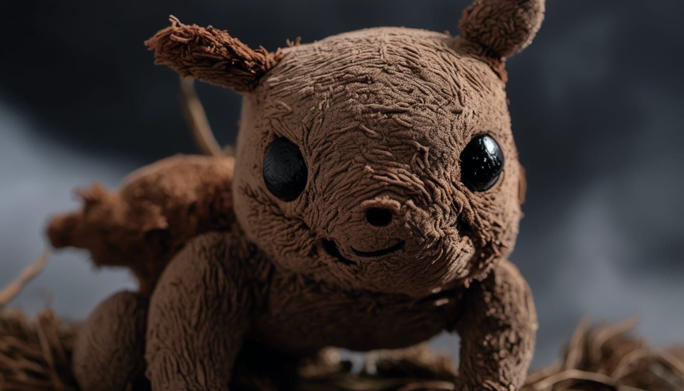 Menacing Fomorian Rises from Stormy Sea in Dark Fantasy