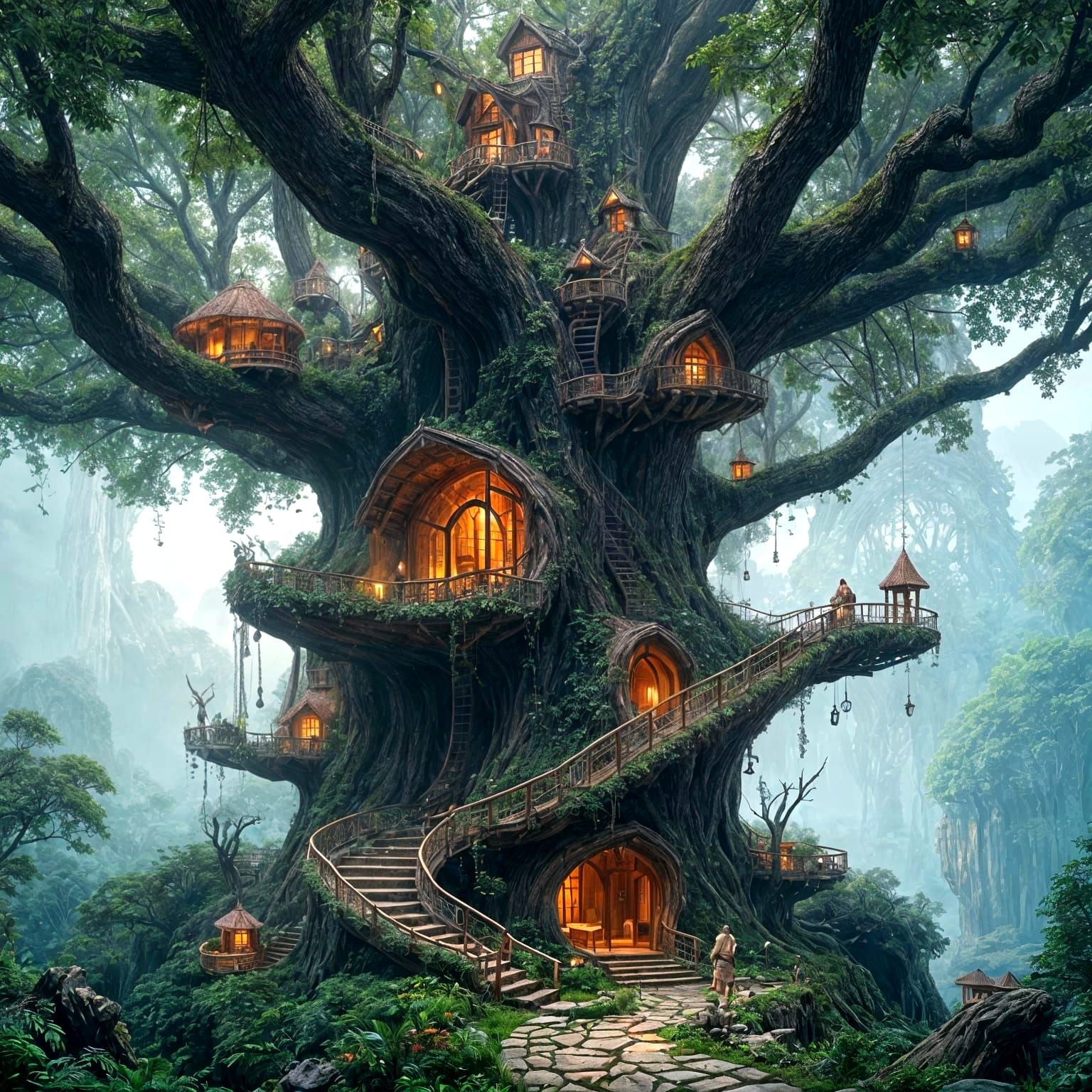 Vast Oceanic Tree Metropolis