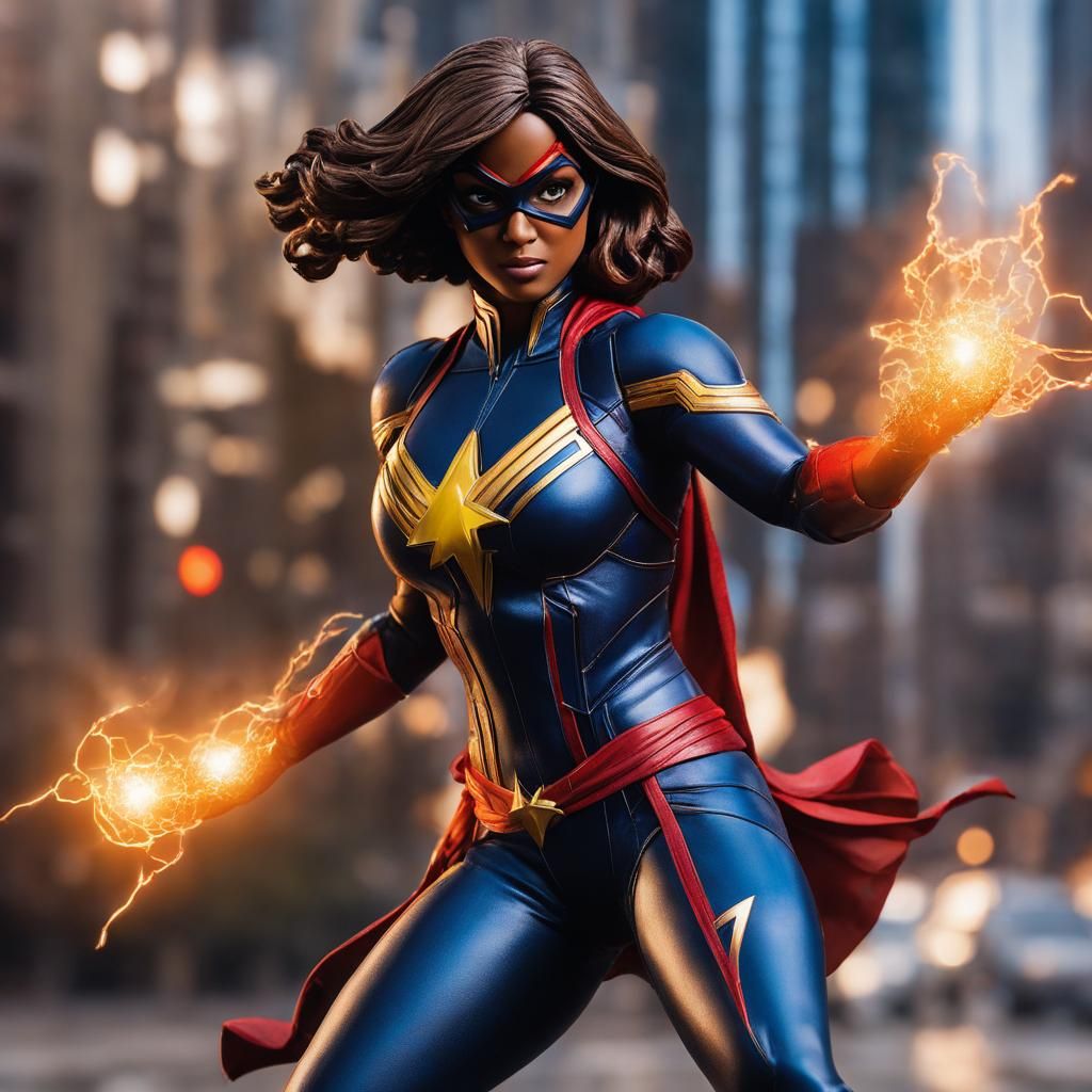 Ms. Marvel Action Figure with Cosmic Powers