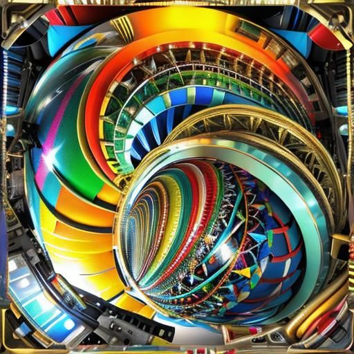 Photorealistic Fernand Leger-Style 3D Masterpiece