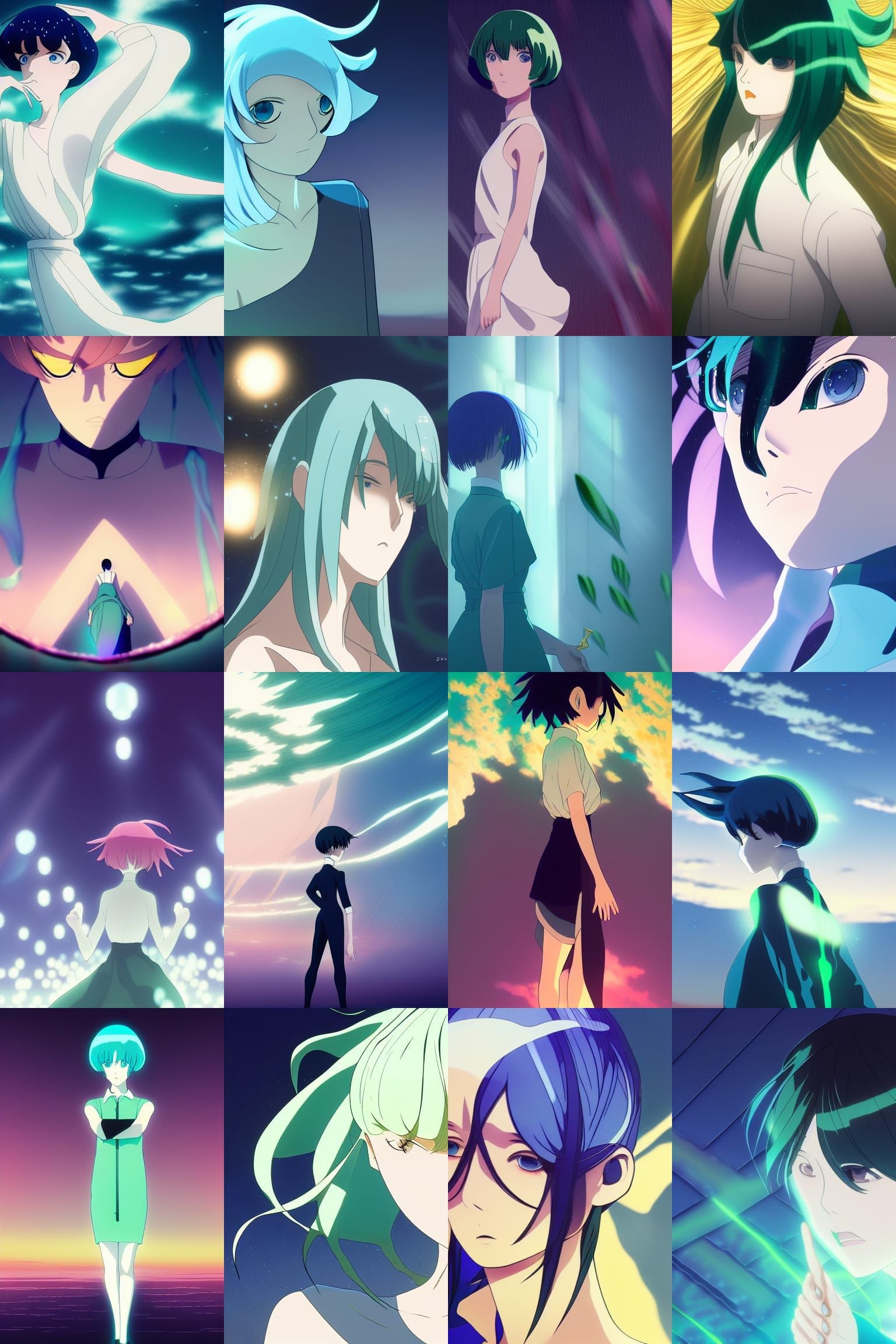 Phos in Ghibli Style, Anime Key Visual