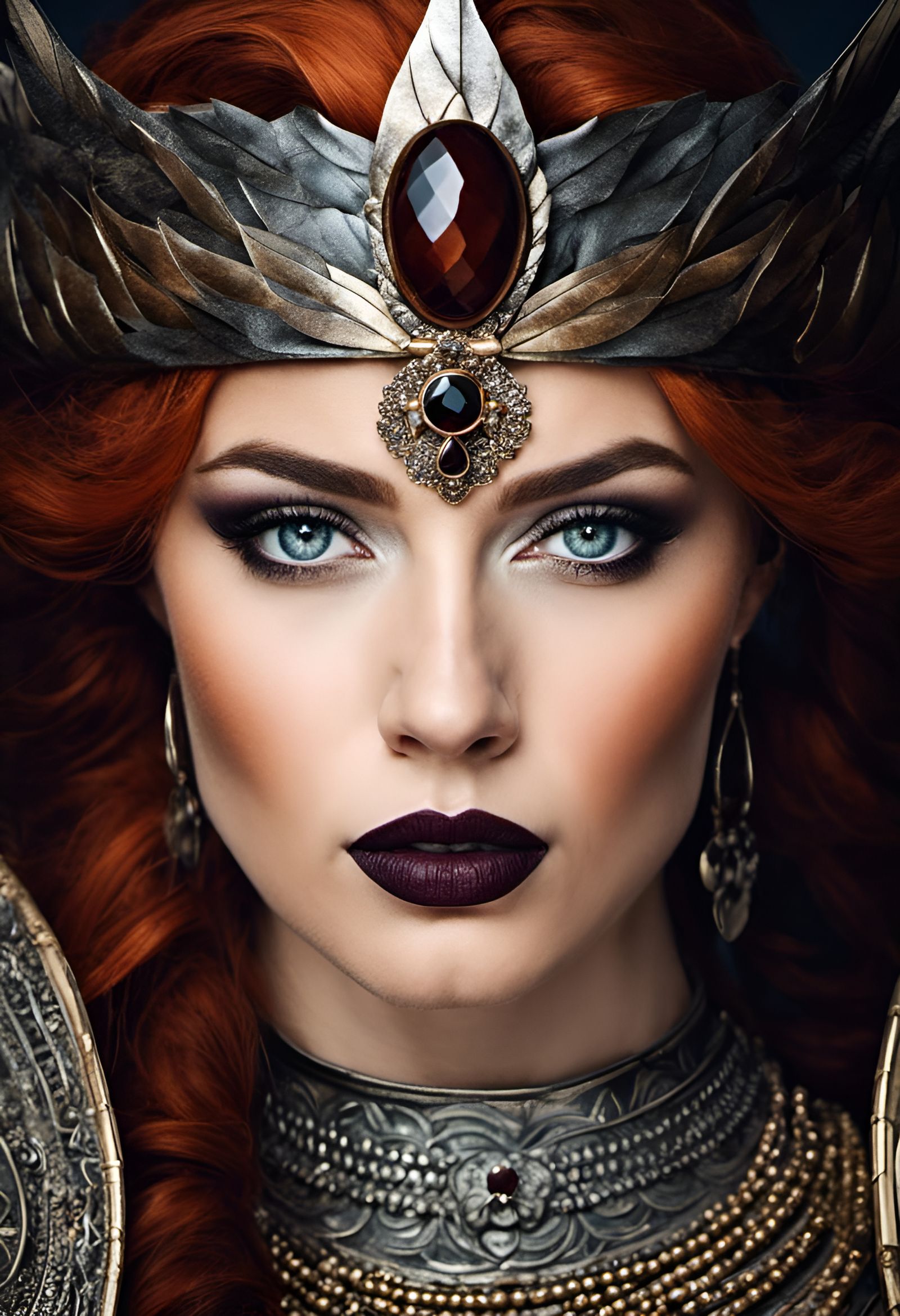 Boudicca Portrait in Ultra Detailed Photography