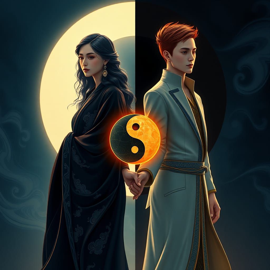 Yin and Yang Figures in Film Noir Aesthetic