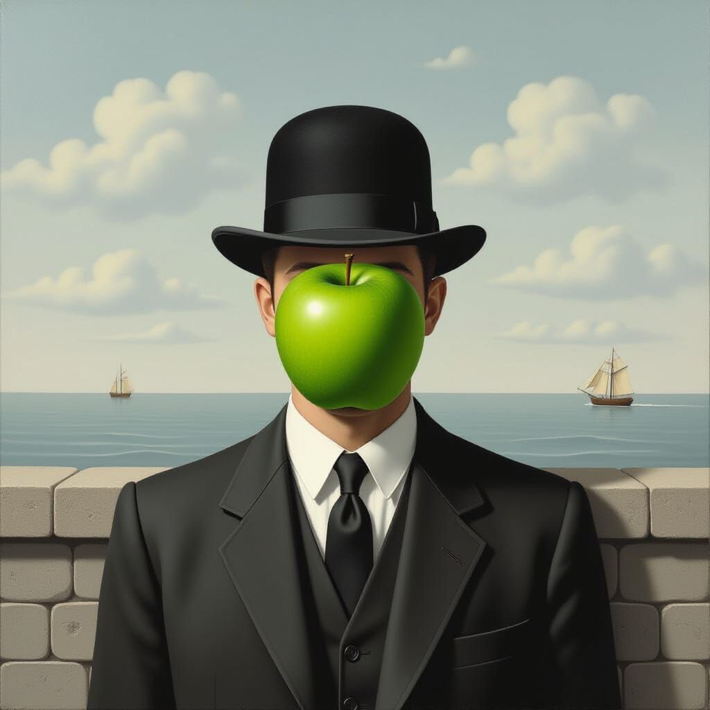The Apple Man: A Surrealist Vision
