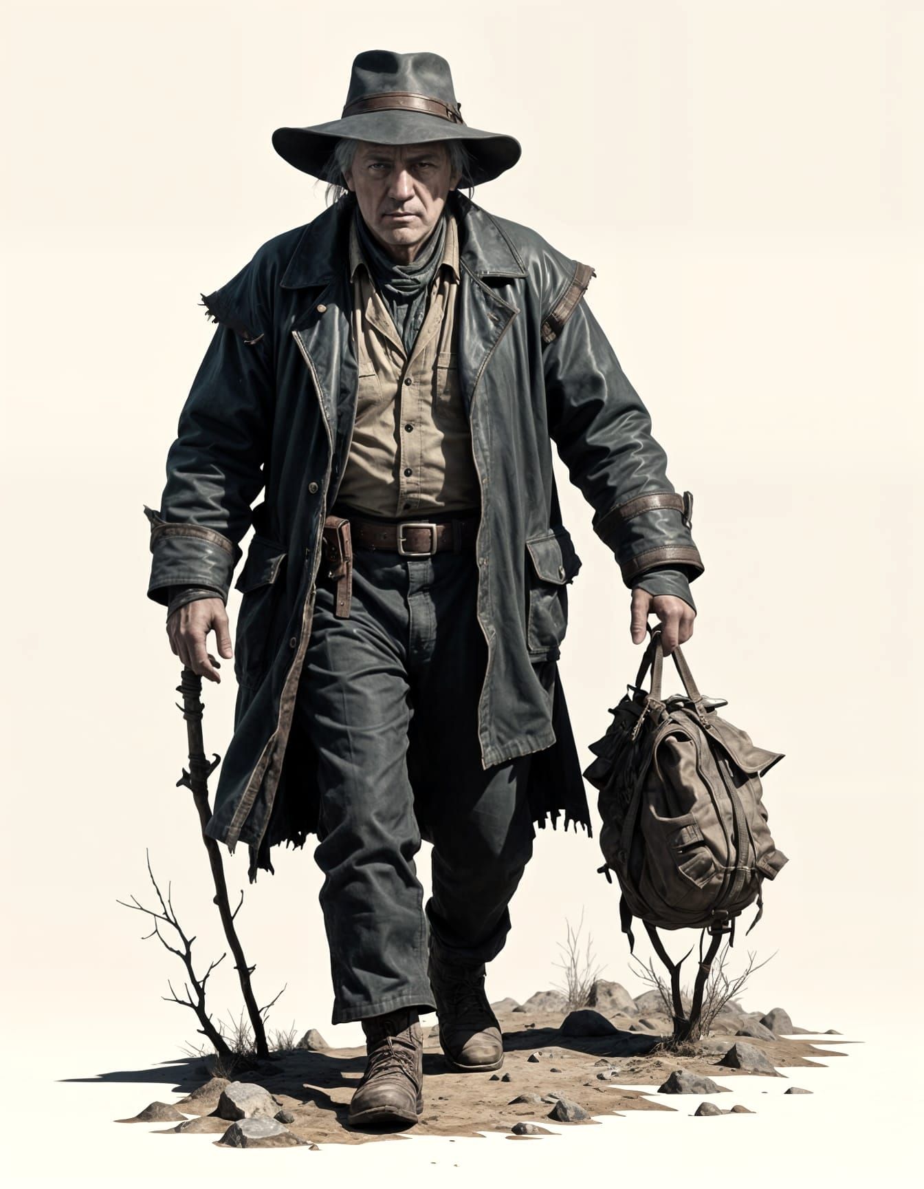 Fantastical Landscape in Deep, Complementary Colors