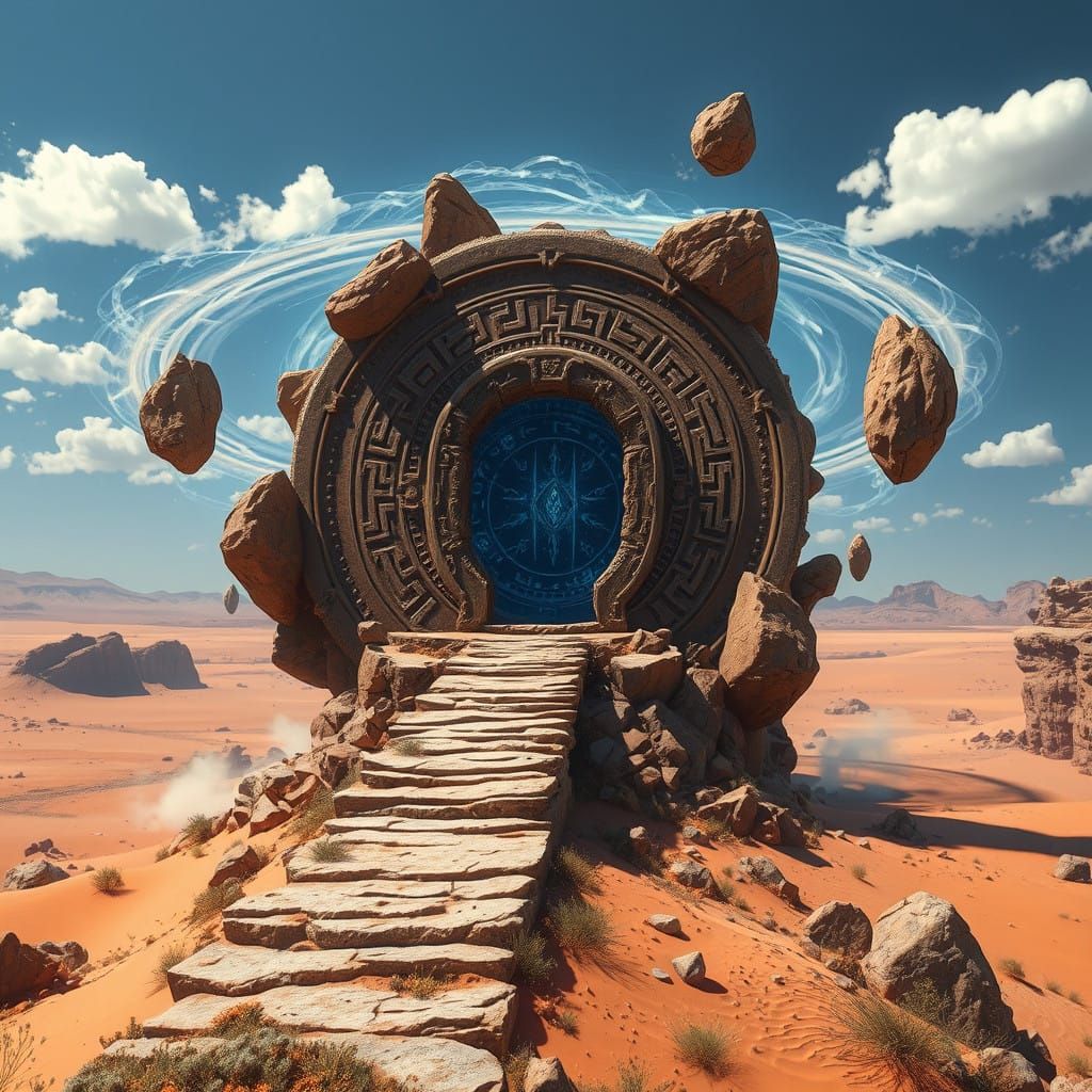 Ancient Desert Portal Unveils Mysterious Realms