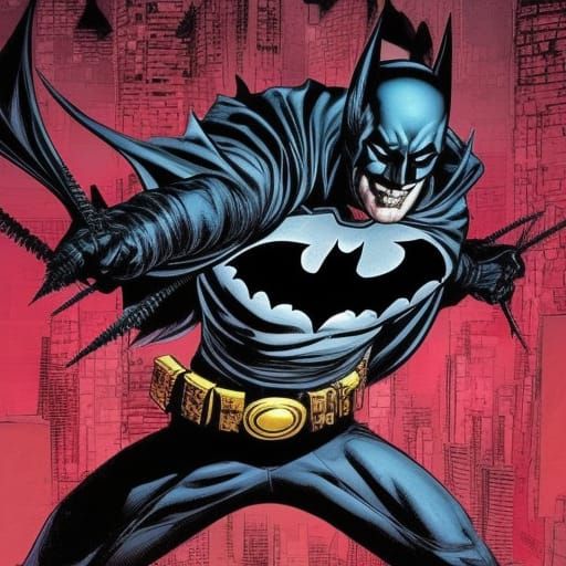 The Batman Who Laughs Comic Book Art