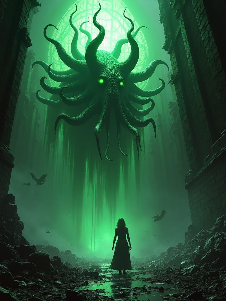 Surreal Post-Apocalyptic Nightmare of Cthulhu