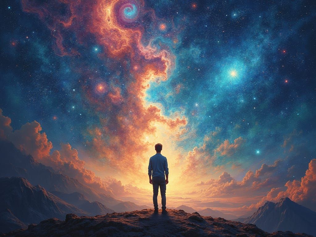 Celestial Painter Creates Universe in Visionary Art