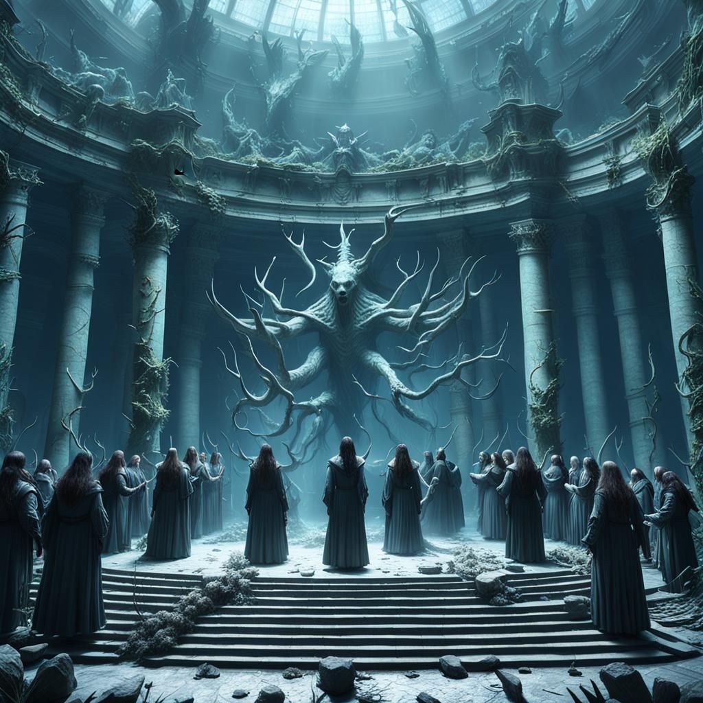 Demonic Heilung Concert in Underwater Atlantis