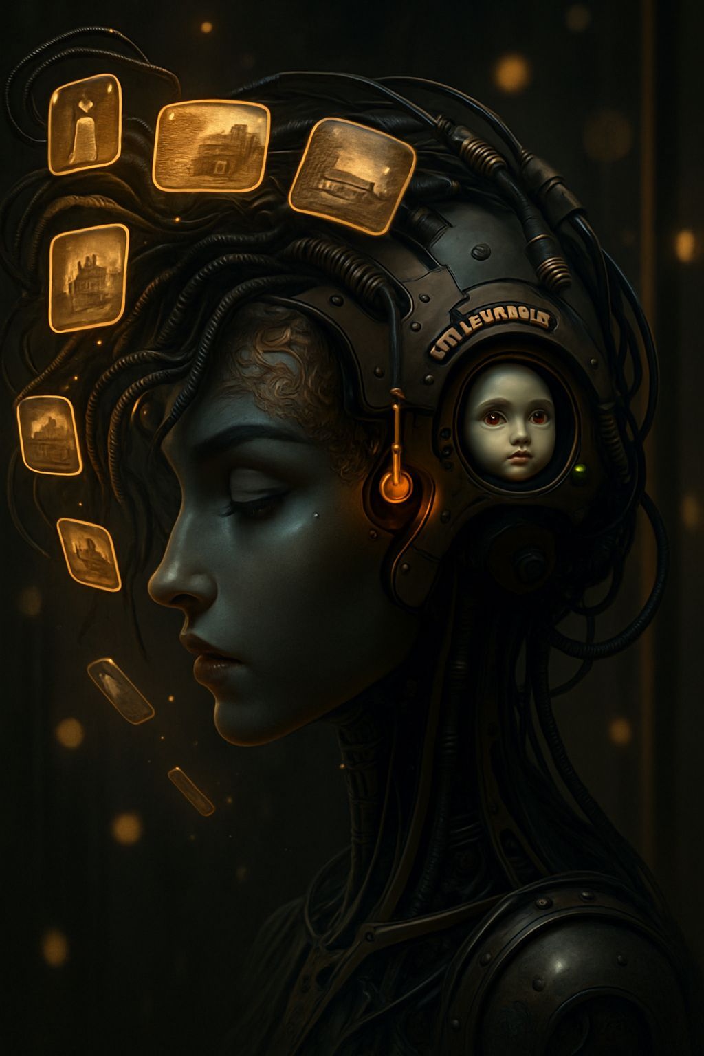 Automatron Audrey's Wirish Whirlington Hair Mirrored in Crazy Lace Agate Whirlingtons & Gray's