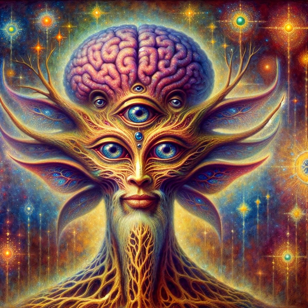 Cosmic Sage in Harmony with Nature