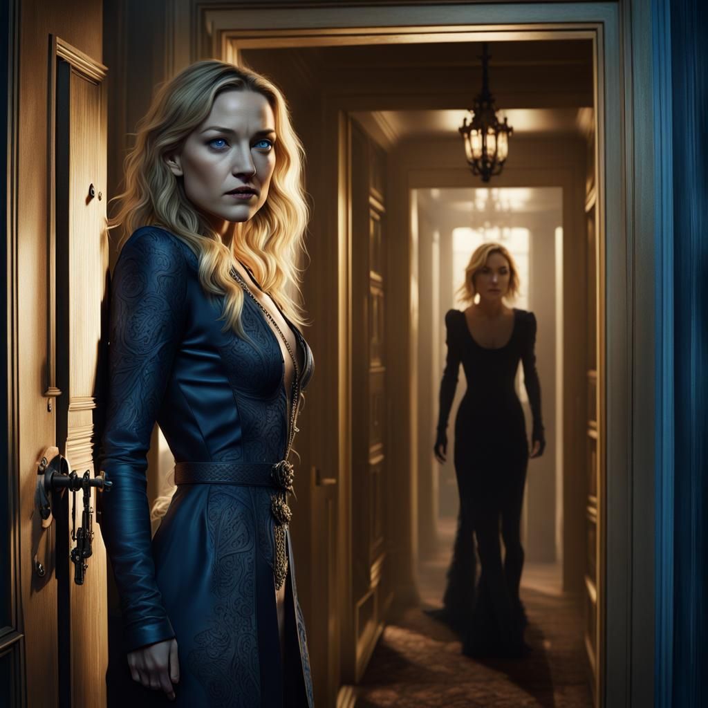 Kate Hudson Opens Door with Skeleton Key