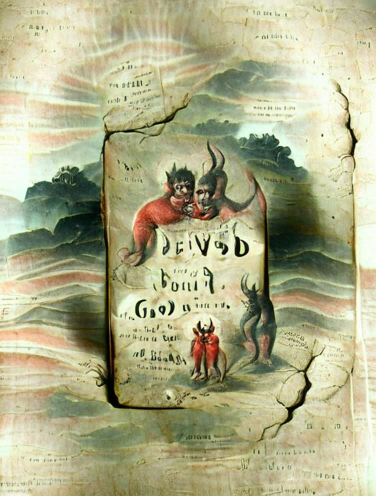 Vintage Book Cover: Reaching for God, Finding Devils
