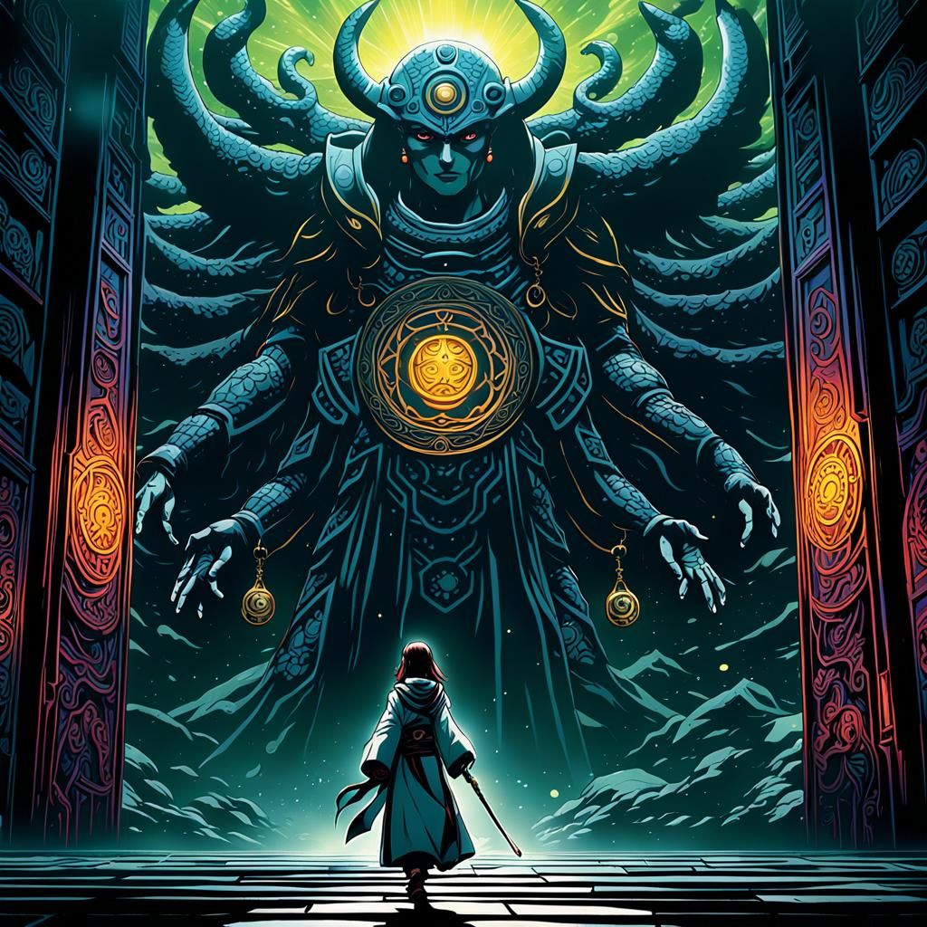 Shrine Maiden of the Goddess Durga