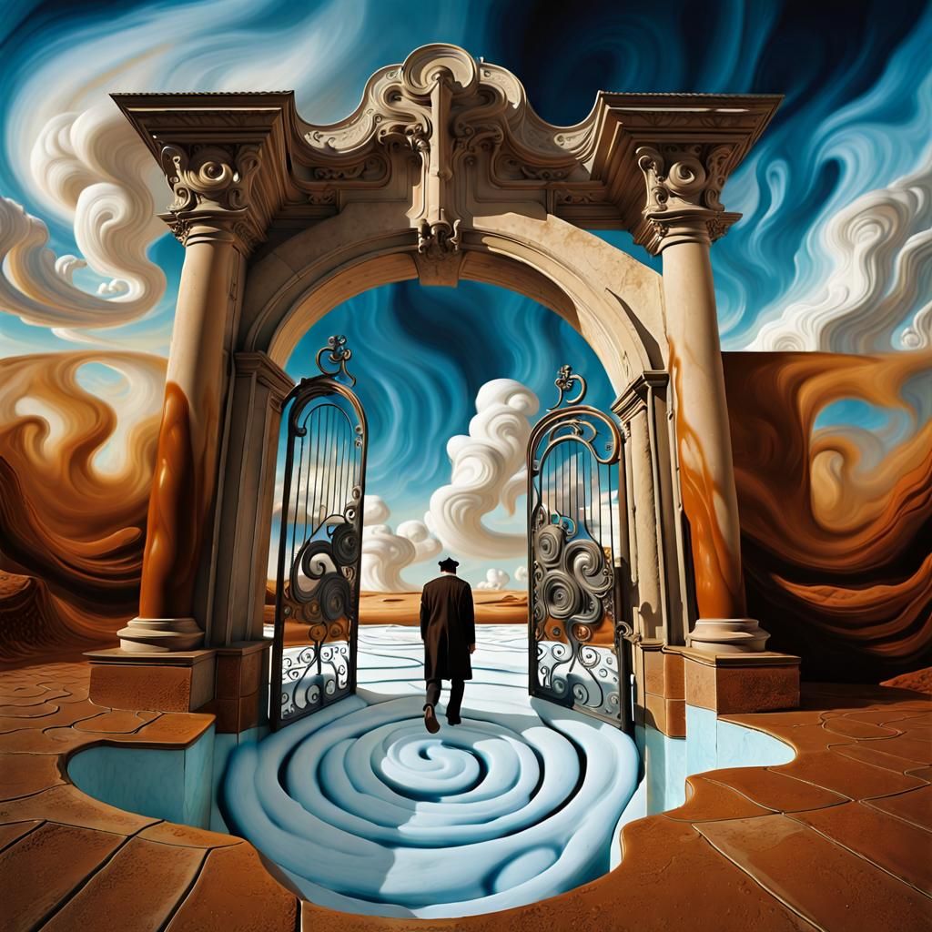 Surreal Breakthrough in Ethereal Light