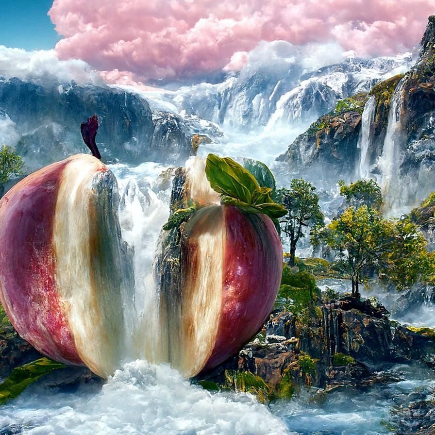 Apple Waterfall