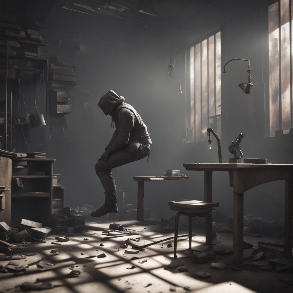 Dystopian Addict's Dream: 3D Artstation Nightmare