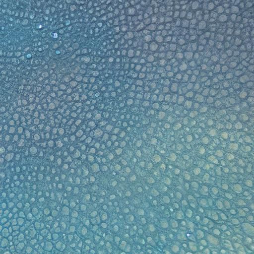 Watercolor of Simple Blue Circles