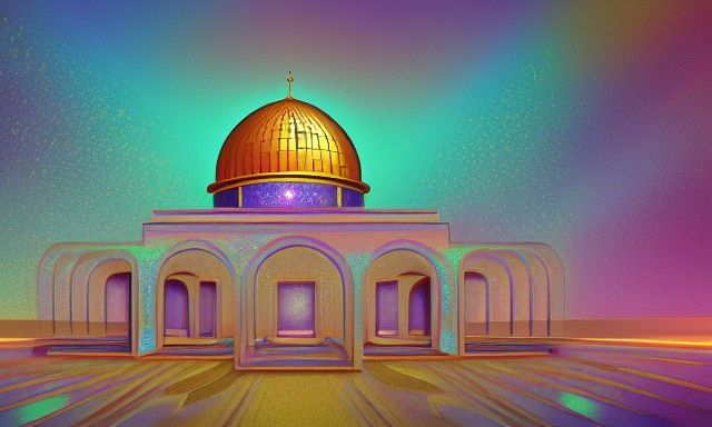Jerusalem Temple Rosh Hashanah: Holographic Cosmic Illustrat...