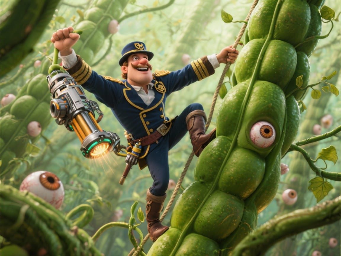 Captain Hornfúggle Climbs a Manic Beanstalk