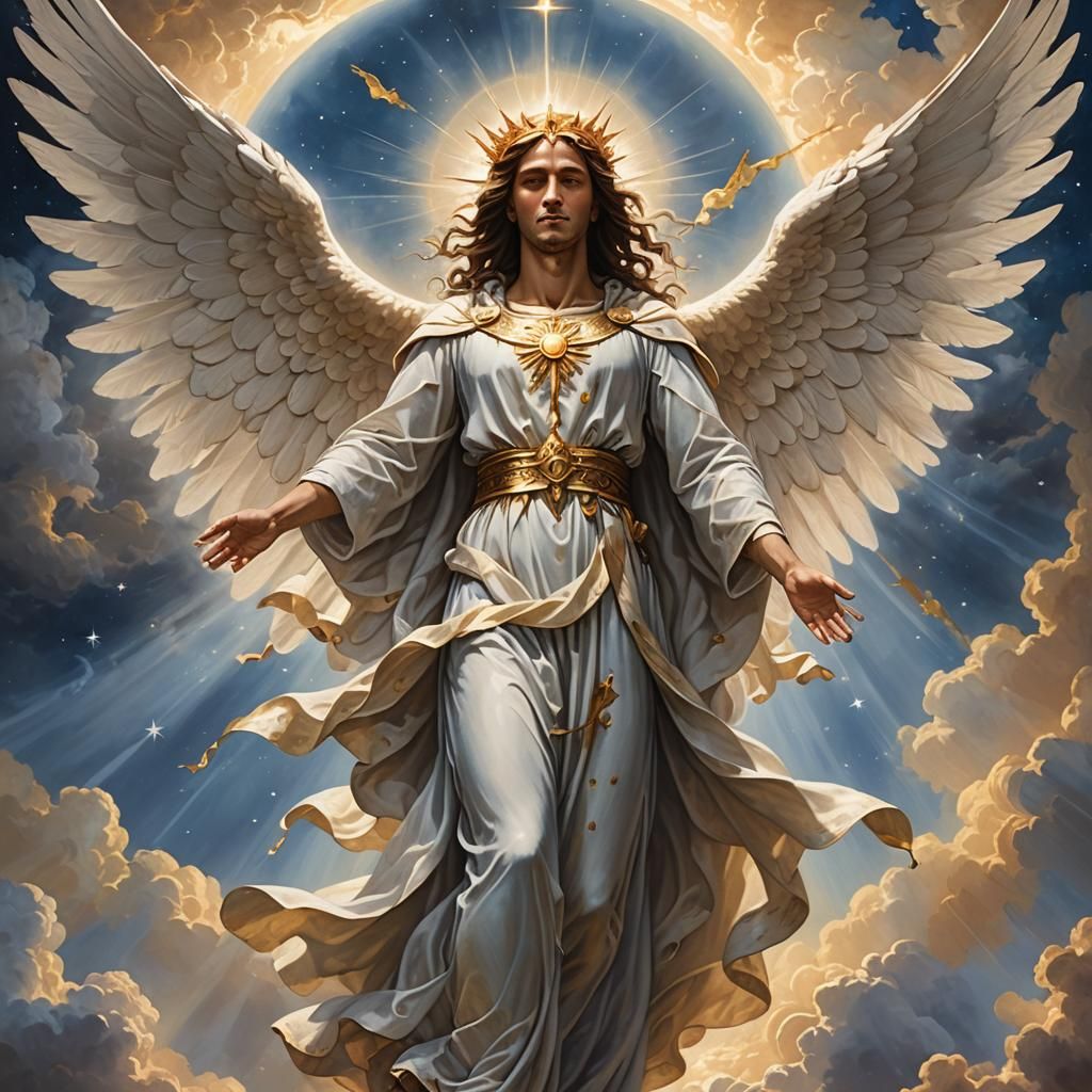 Radiant Angel Descends From Heaven