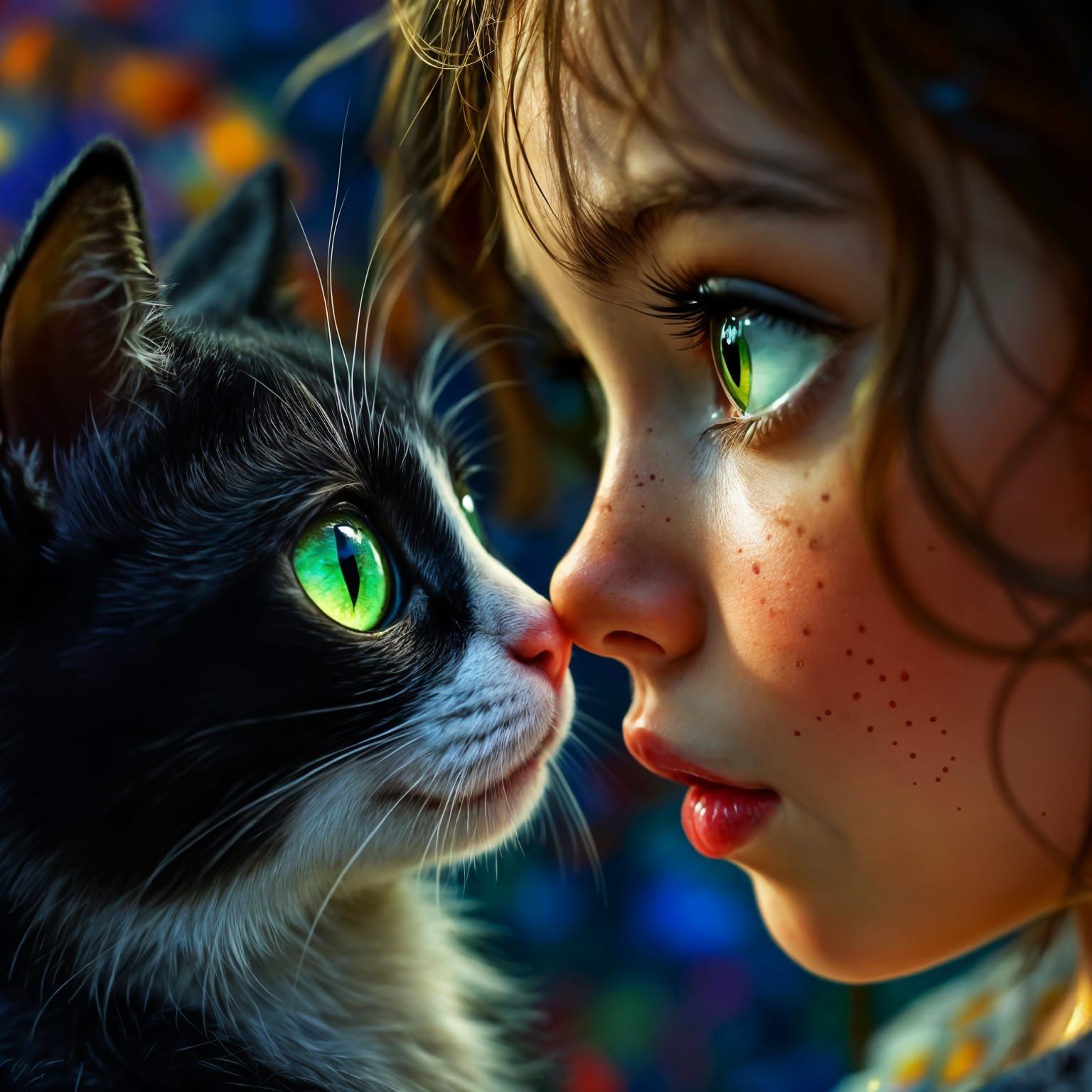 Sisters of the Night: A Hyperrealistic Portrait of Kindred S...