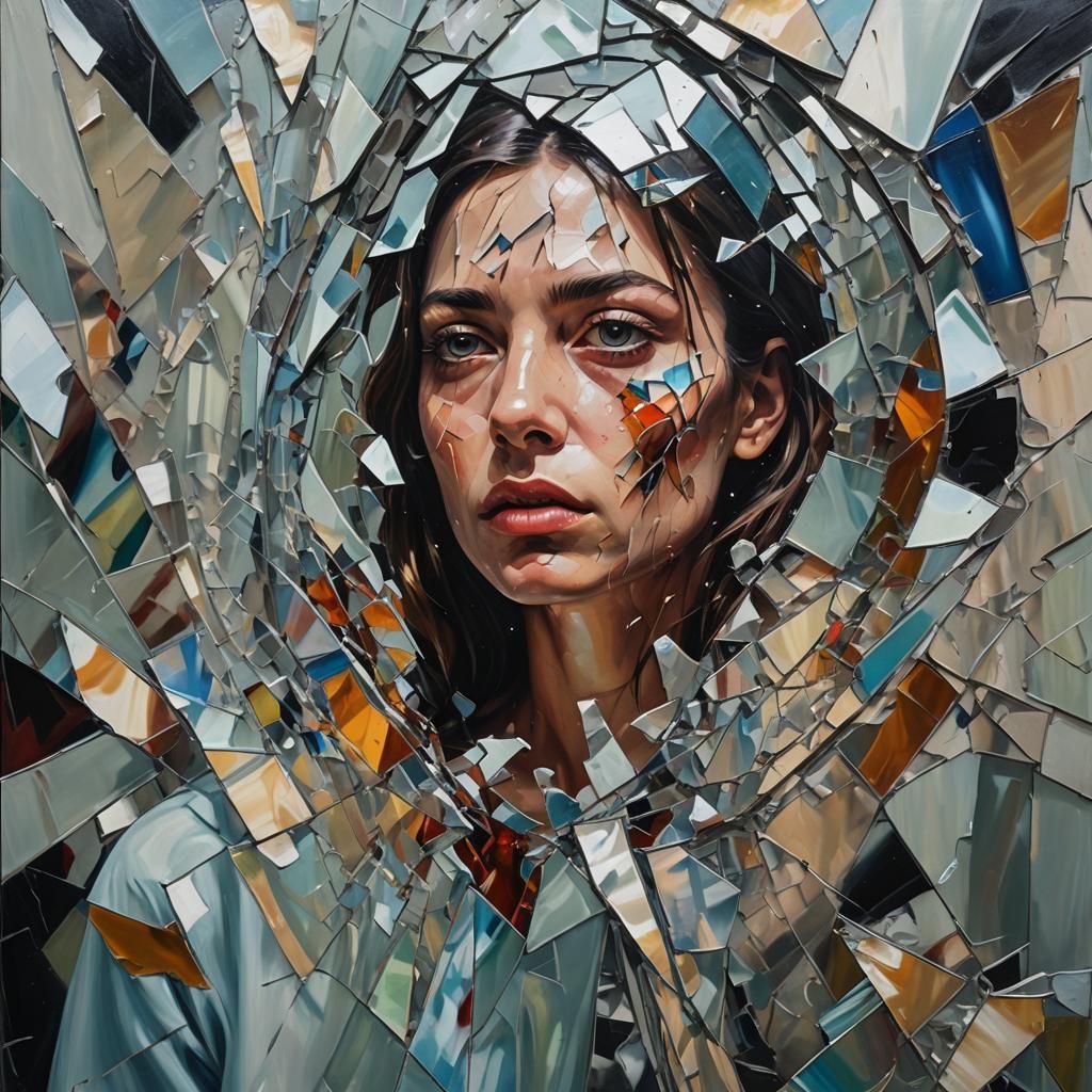 Shattered Mirror: Surreal Reflections of Emotion
