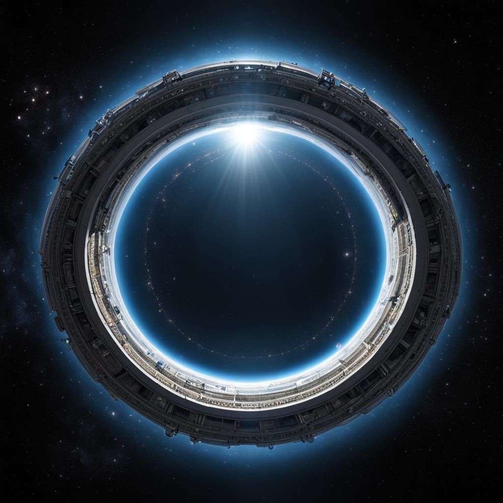 Enormous Halo Ringworld at Cosmic Edge