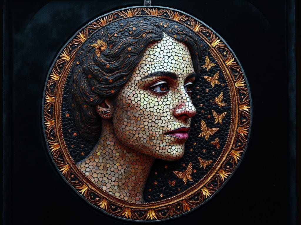 Schumann Resonance Portrait in Tessellated Phosphorescent Fi...