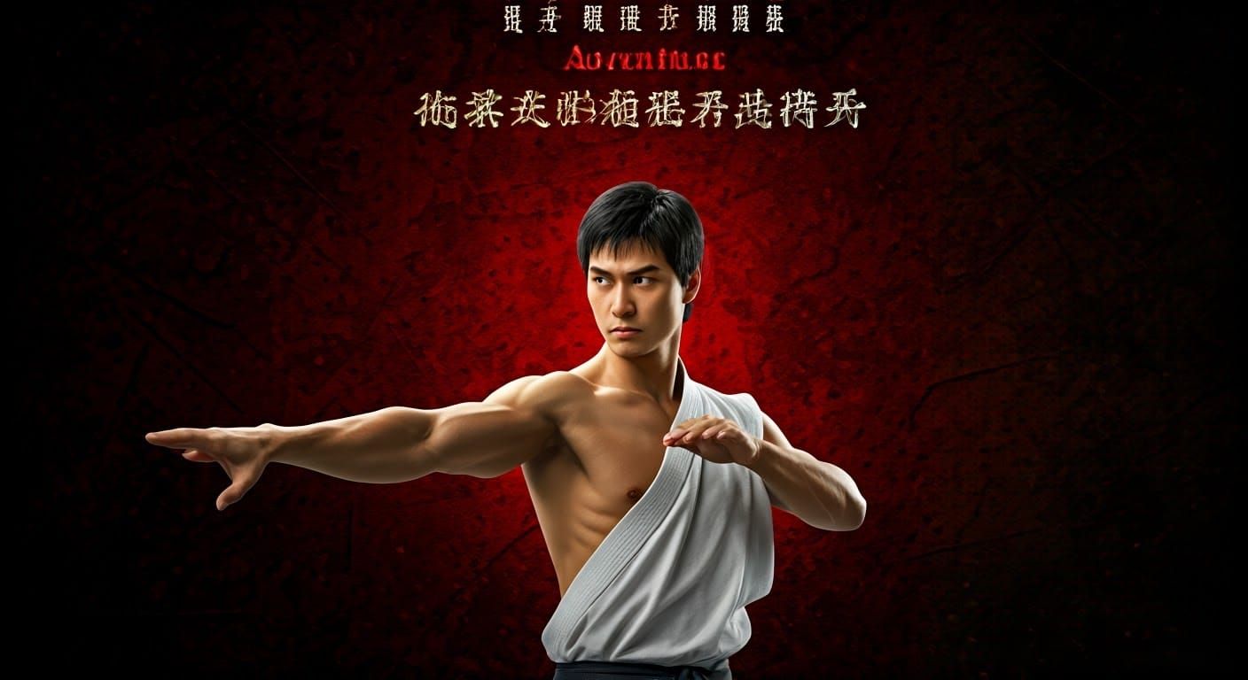 Martial Arts Adventure: Fictional DVD Cover Design
