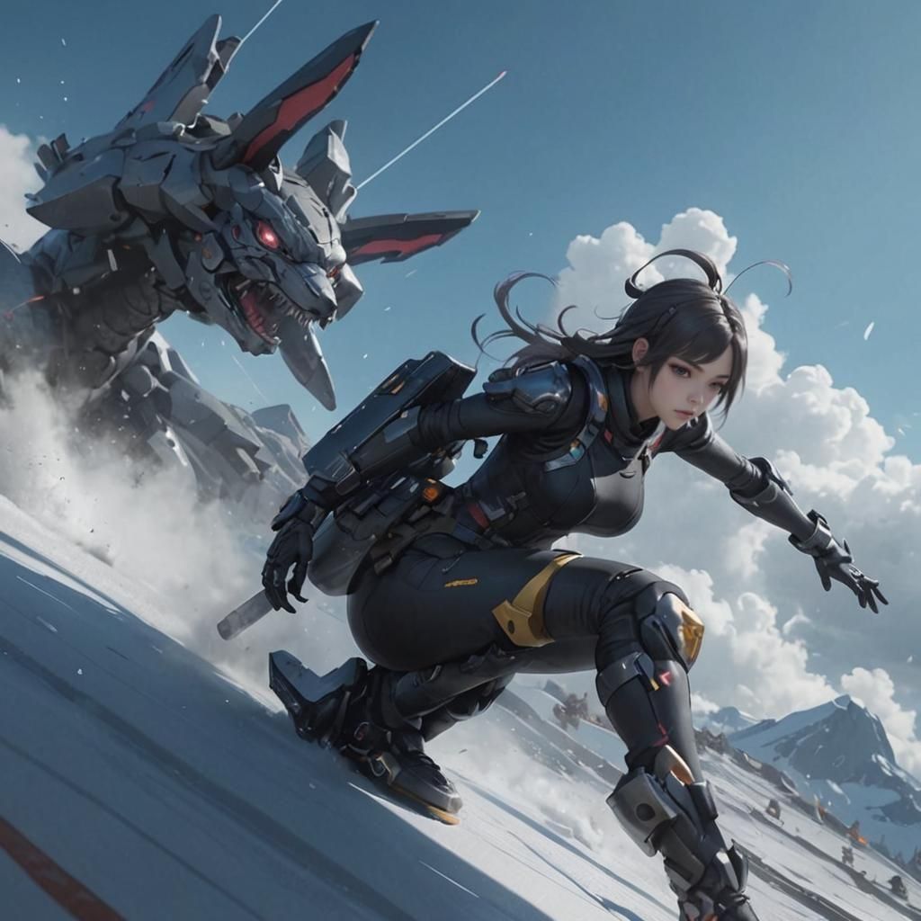 Anime-Inspired 3D Art: Detailed Character Illustration