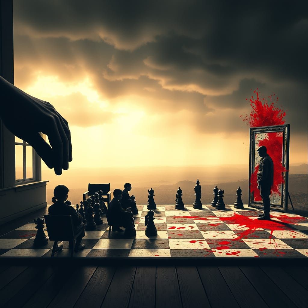 War's Epic Battle: Chessboard of Fate