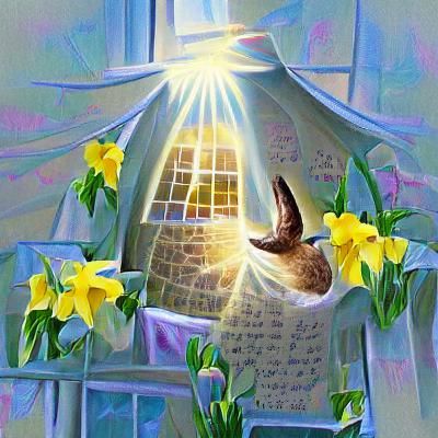 Rays of Easter Joy: Sunlight on an April Morning