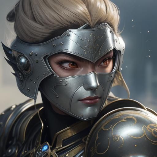 Knight in Shining Armor: 3D Anime Art