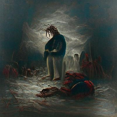 Haunting Image of a Man Who Lost Everything