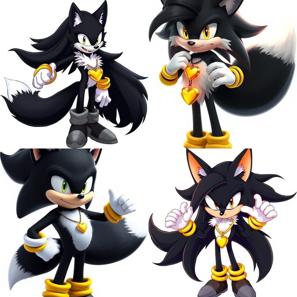 Sonic-Inspired Fantasy Fox in Vibrant Colors