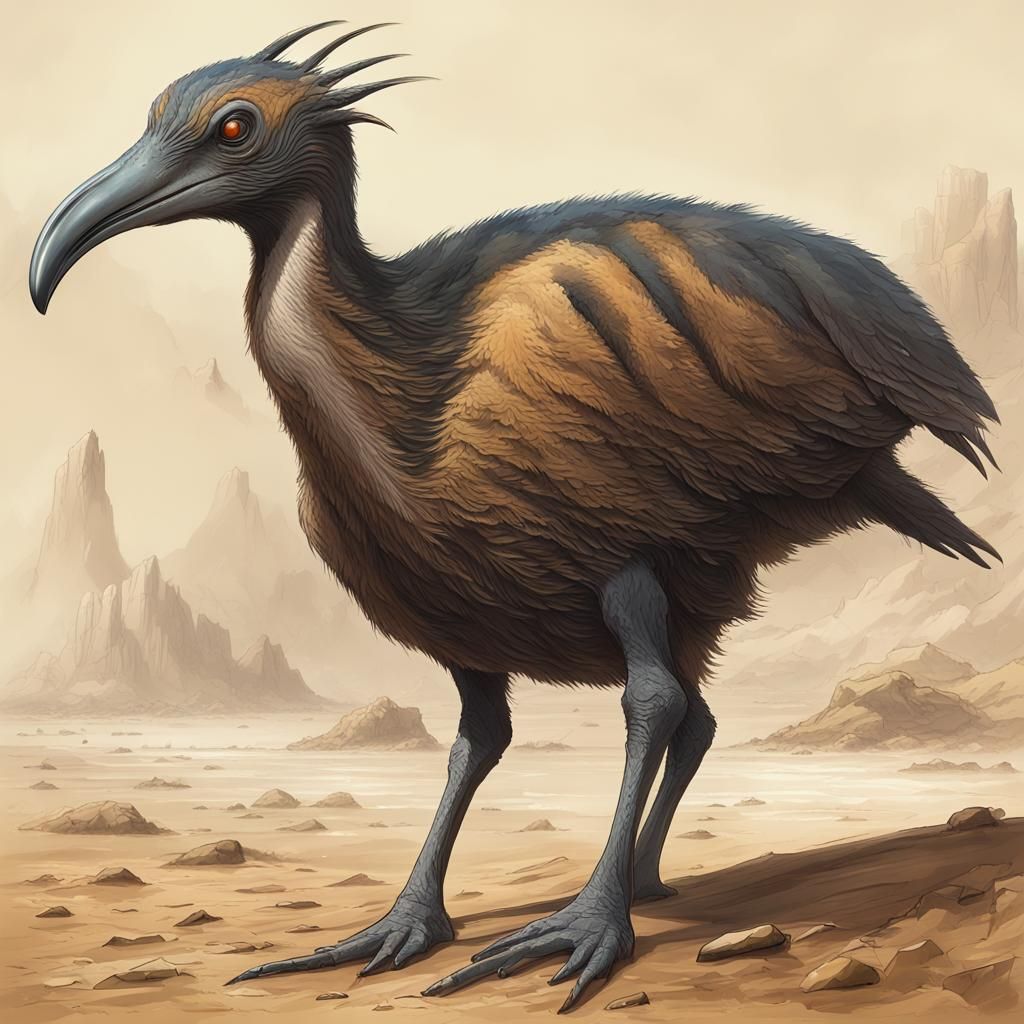 Alien Exoplanet: Speculative Xenobiology Concept Art