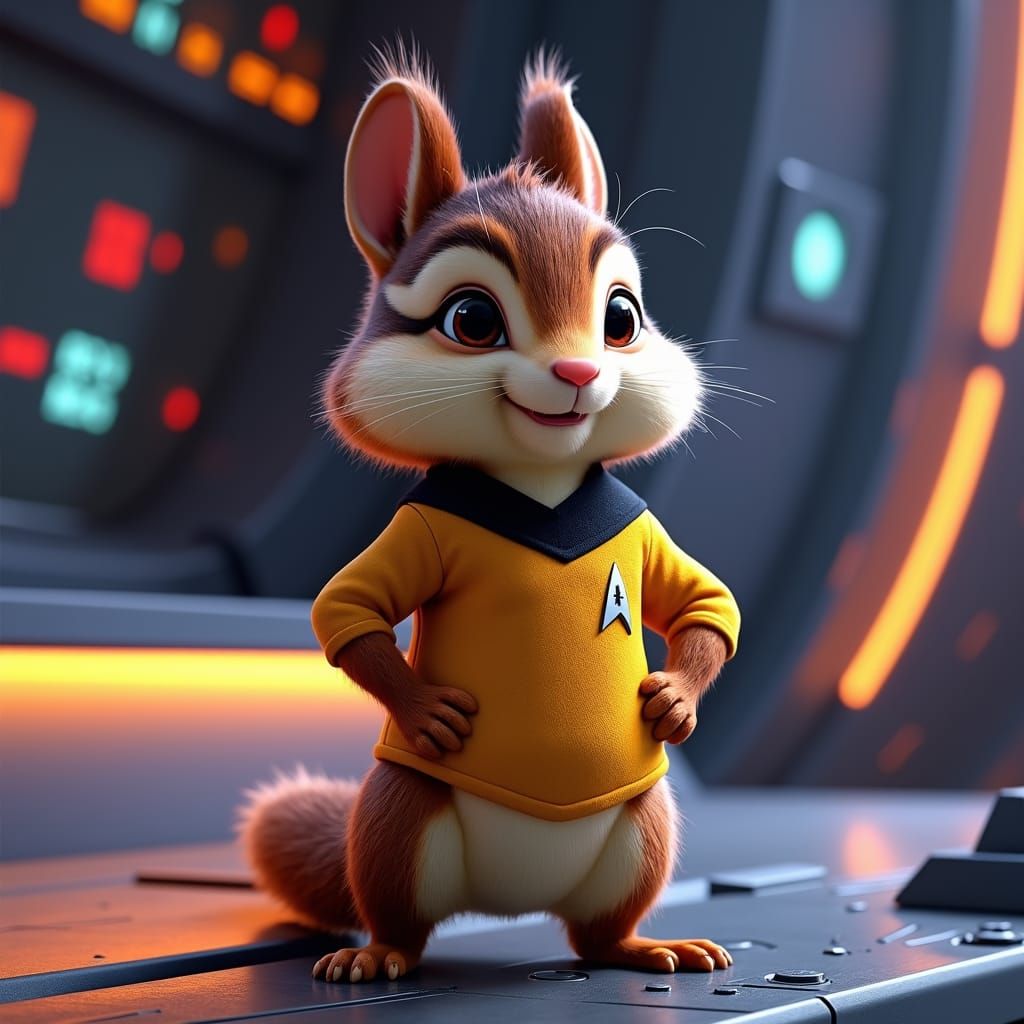 To Boldly Go Where No Chipmunk Has Gone Before